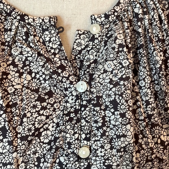 NWT Universal Thread SZ L Women's Balloon Long Sleeve Popover Blouse - Picture 5 of 15